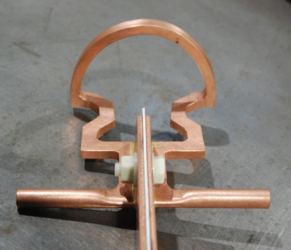 コイル溶接部の写真